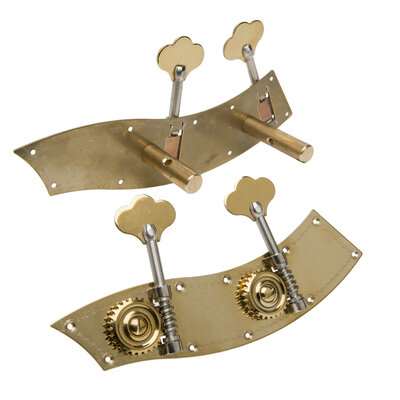 Double bass machine heads full plate