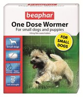 Beaphar One Dose Worming Tablets for Dogs (up to 6kg) 3 Tab x 1