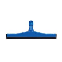 18" Floor Squeegee Head Only Plastic Heavy Duty Screw Fit Blue (45cm)