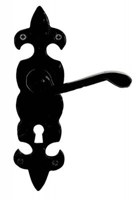 Dale Hardware Antique Fleur De Lys Lock Furniture Lever DP056060