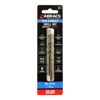 Abracs Expert Cobalt Drill Bit, (M35) HSS Drill Bit 1-2/Pack