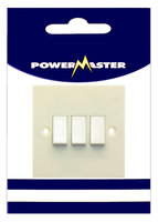 POWERMASTER 3 GANG 2 WAY 6 AMP SWITCH
