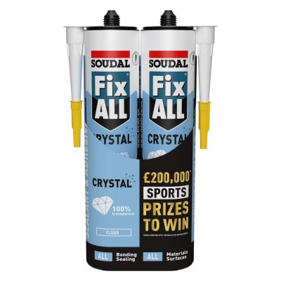 Soudal Fix ALL Crystal Crystal Clear 290ml Duo Promotion Pack