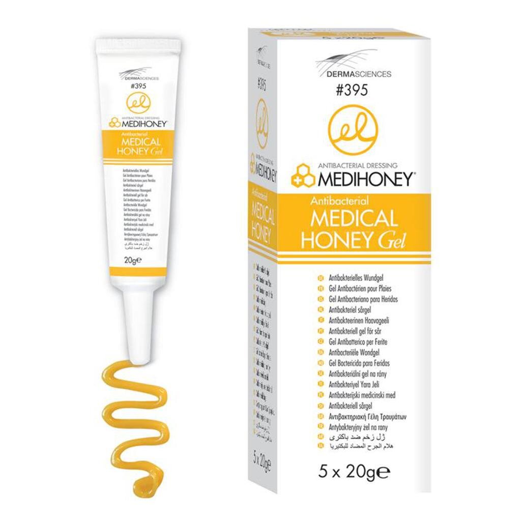 Medihoney® Anibacterial Medical Honey Gel 20g J.A.K Marketing