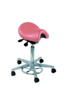 Bambach Standard Leather Saddle Stool Pink - DMI Dental Supplies Ireland - Next Day Delivery
