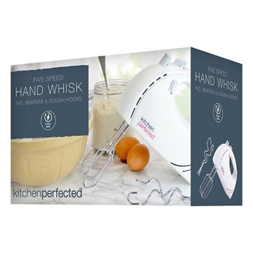 Lloytron 200w 5-speed Handheld Mixer - White | E5433W