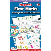 First Maths Magnetic. (Priced in singles, order in multiples of 3)