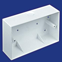 2 GANG SURFACE BOX 44MM