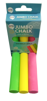 Jumbo Sidewalk Chalk - Coloured - 3 piece