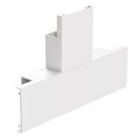 100X50 2 Compartment Flat Tee TFTS100/50WH