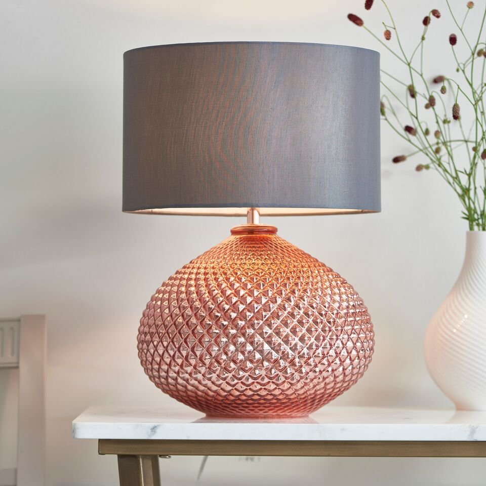 Endon Livia Copper Table Lamp