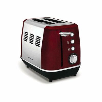Morphy Richards Evoke 2 Slice Toaster Red
