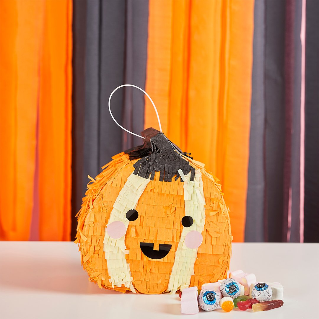 Pumpkin Pinata & x1 Face Sticker Sheet