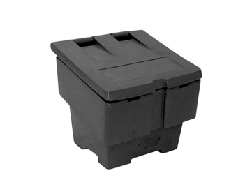 GRIT/SALT BIN 1.75 CU FT BLACK