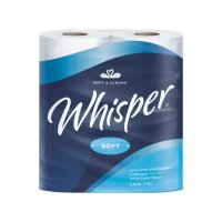 WHISPER SOFT TOILET ROLL