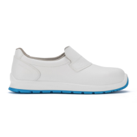 Sixton Peak Skipper Adria White Slip on Shoe with Blue Sole