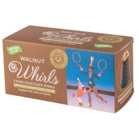 Vegan friendly dark chocolate rum walnut whirls twin pack  - 12 x 90g