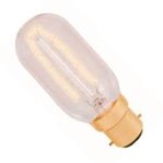 4W LED VINTAGE TUBULAR  DIMMABLE LAMP 240 VOLT BC 300 LUMEN 2000K 15000 HOUR