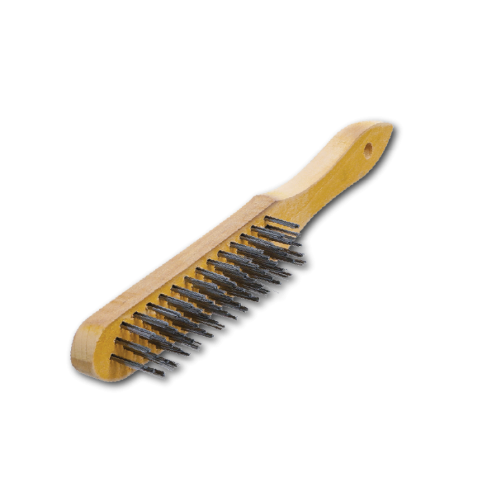 5 Row Traditional Steel Wire Brush 300mm