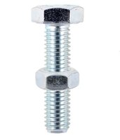 Hex Head Bolt & Nut M8 x 20mm Pack of 6