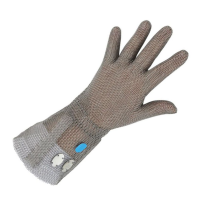 Chainexium Chainmail Glove, Elbow, Long Cuff 210mm, Spring Strap