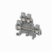 MA2.5/5.D2.1 Entrelec Double Deck Terminal 2.5mm&sup2; Grey 1SNA115491R0000