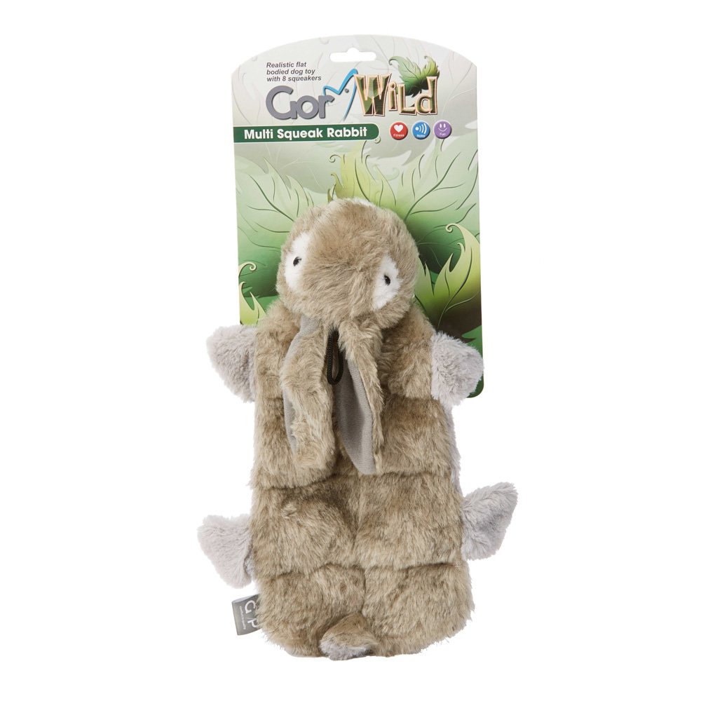 Gor Pets Gor Wild Multi Squeak Rabbit 30cm