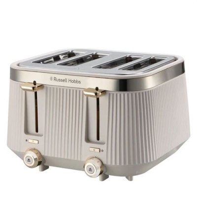 Russell Hobbs Bronte 4 Slice Toaster - Stone