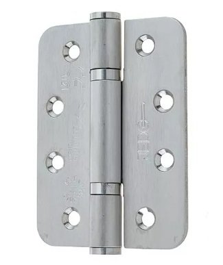 J9633SSS - 102 x 76 x 3mm SSS Radius PBH 3 Knuckle Hinge Pack Of 3