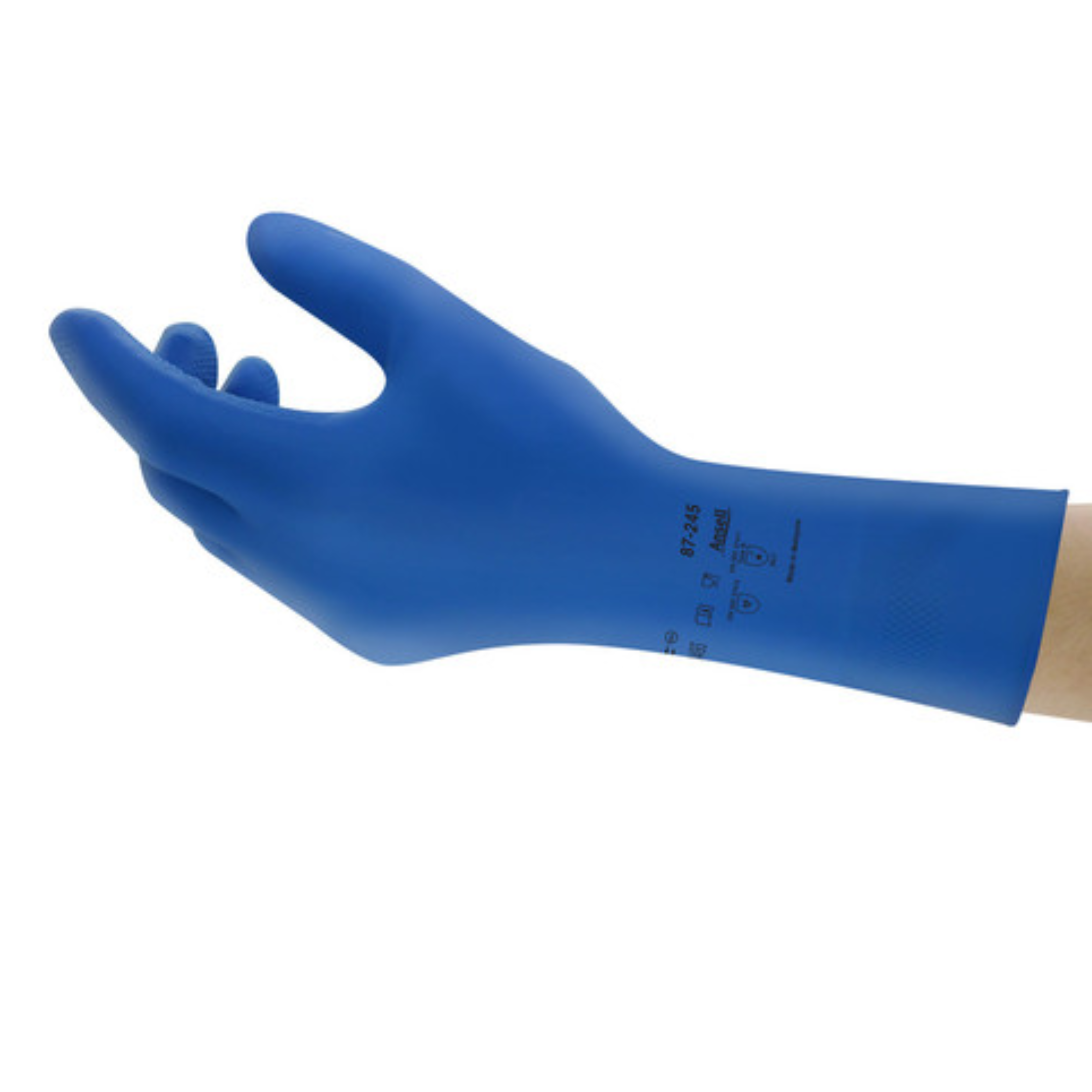 Ansell Alphatec® 87-245 Lightweight Rubber Glove with Flocked Lining