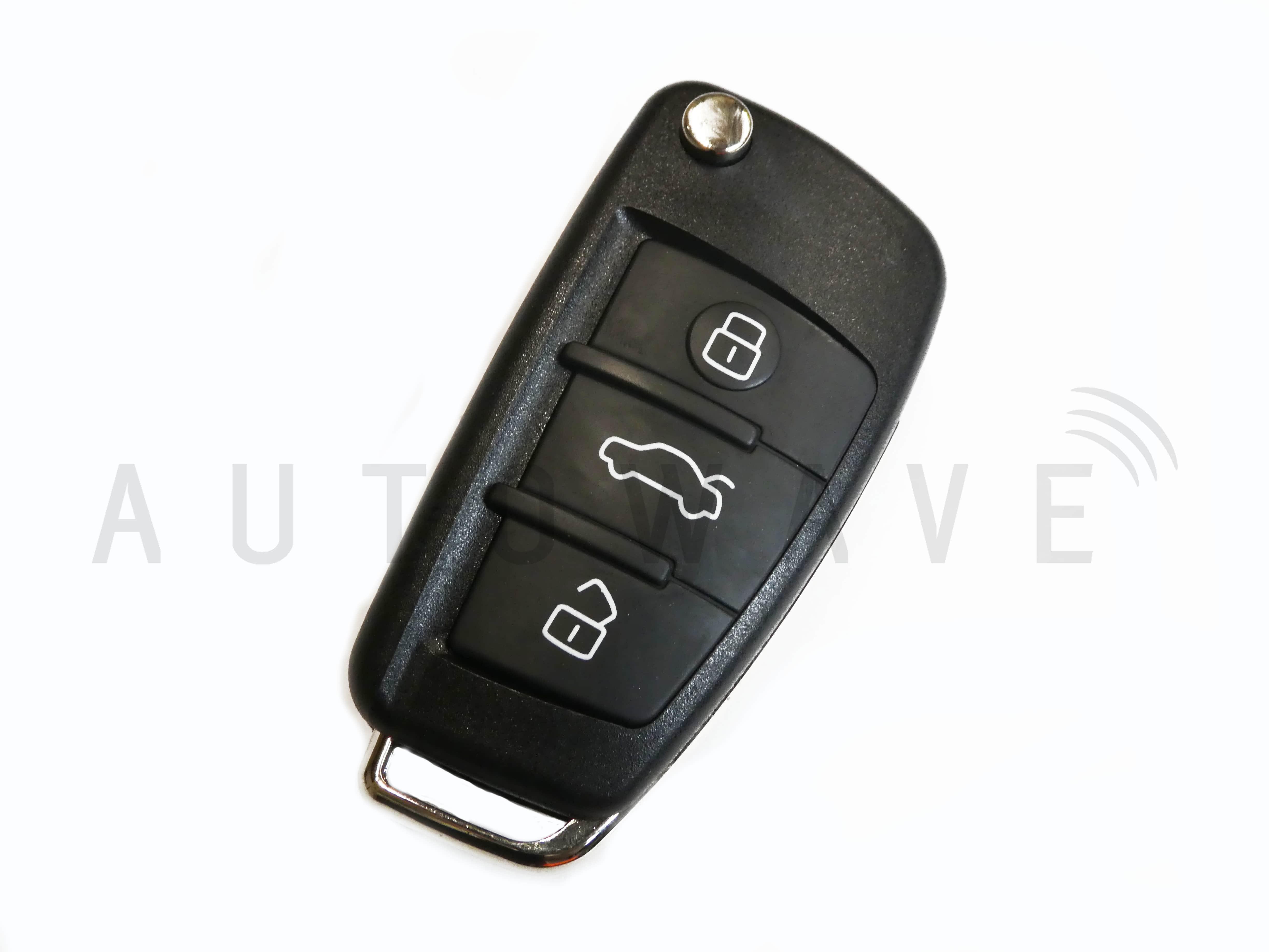 RAV Audi 3 Button Flip Remote Case