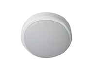 OHIO 12W IP54 CIRCULAR BULKHEAD, 30 00K, c/w WHITE and BLACK TRIMS