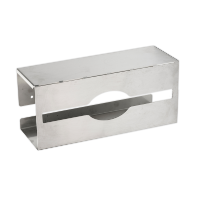 Distributeur de tablier jetable en acier inoxydable, 370(l)x135(p)x165(h)mm
