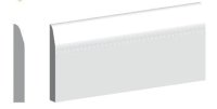4.4M LENGTH 14mm x 94mm MDF CHAMFERED SKIRTING