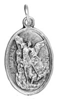 Medal - Oxidised - St.Michael   (1560/MIC)