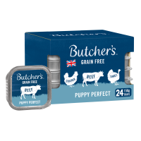 Butcher's Puppy Perfect Dog Food Trays 150g x 24