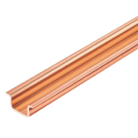 TS 35X15/2.3 2M/CU/BK, Terminal rail