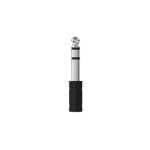 Sinox Stereo Jack Adapter - Black & Stainless Steel | 51071 1