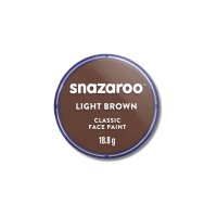 Snazaroo Face Paint - Light Brown (18ml)