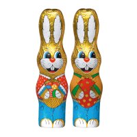 Hollow milk choc foiled laughing bunny - 30x150g