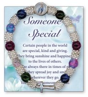 Glass Bracelet/Imit. Marble/Miraculous   (64548)