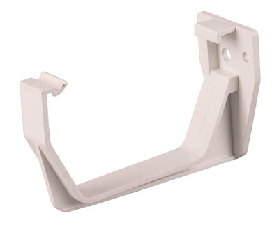 114mm Squarestyle Multifix Fascia Bracket Arctic White
