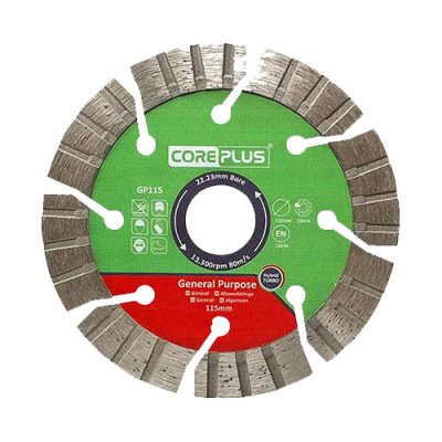 Core Plus 115mm Hybrid Diamond Blades Tin Of 3