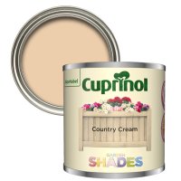 Cuprinol Garden Shades Country Cream Colour Swatch & Paint Sample Tin