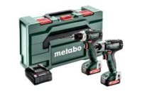 Metabo PowerMaxx BS12 + PowerMaxx SSD12 12V 2x2.0Ah Batts SC30 Charger