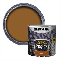 Ronseal Ultimate Protection Deck Stain Cedar 2.5L & Swatch