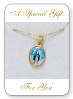 Necklet/Medal with Picture/Miraculous   (6771/MIR)
