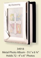 Christening Photo Frame/Metal/Silver Finish   (34918)