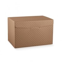 BOX 1 PCE BROWN EMB. 400x280x250mm DISC