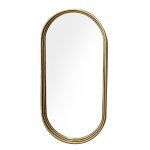 Oblong Mirror 99 x 49cm - Gold 1